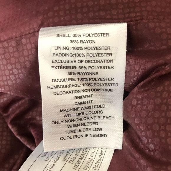 Ascend Purple Sleeveless Quilted Zip Front Vest size XXL - Picture 10 of 12